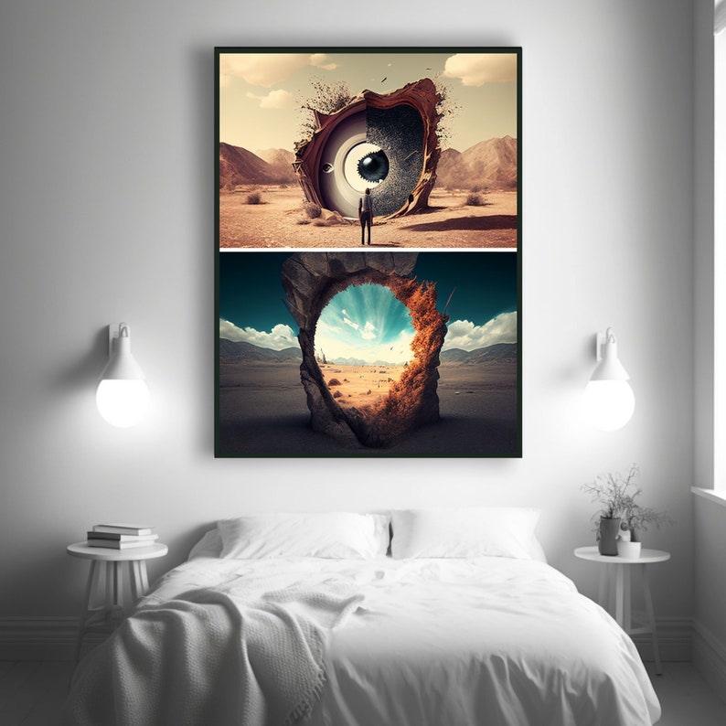 Surreal Wall Art Surreal Image Printable Surreal Art Wall - Etsy