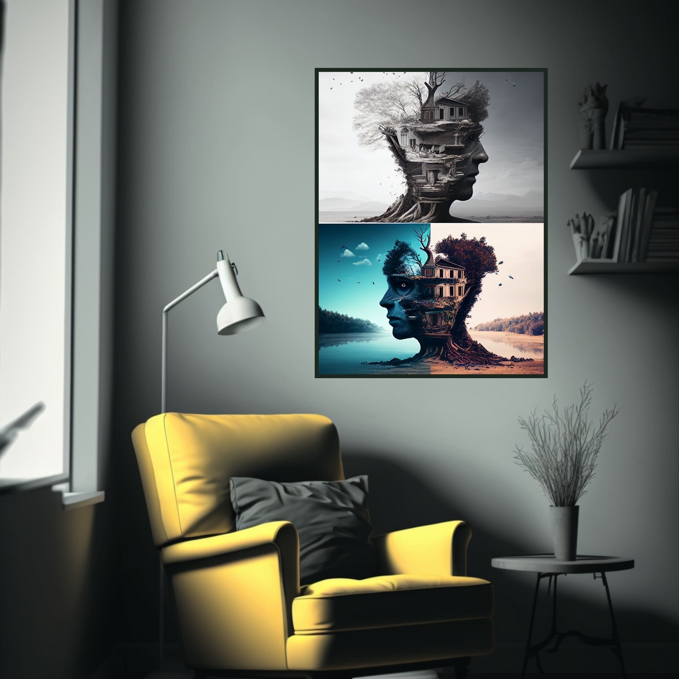 Surreal Wall Art, Surreal Image, Printable, Surreal Art, Wall Art ...