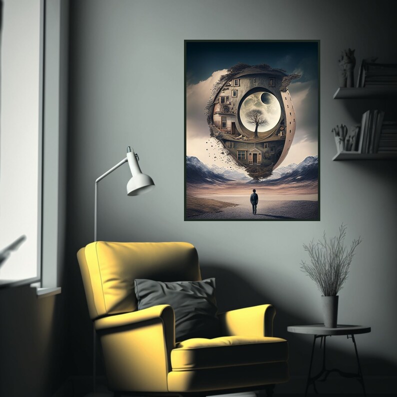 Surreal Wall Art, Surreal Image, Printable, Surreal Art, Wall Art ...