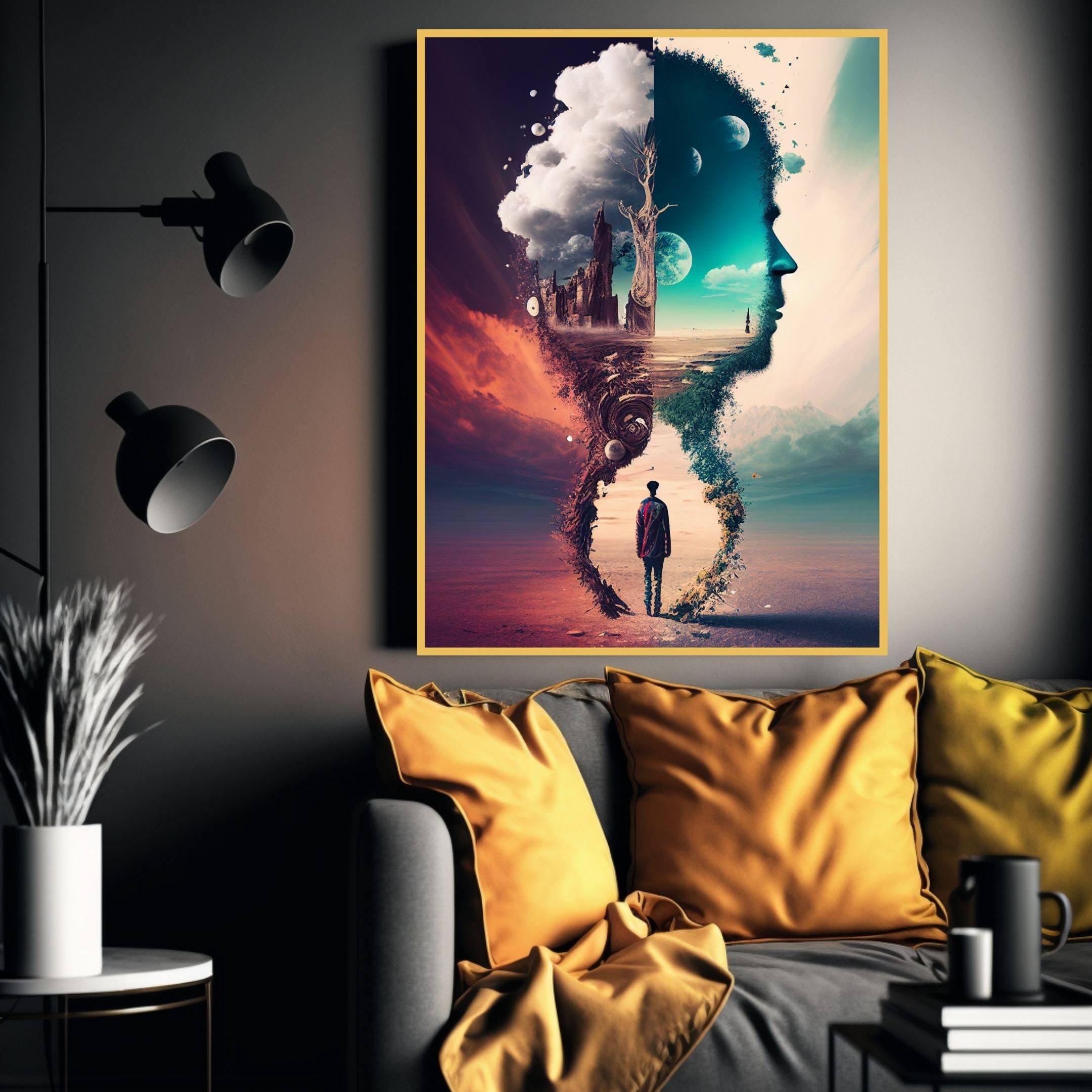 Surreal Wall Art, Surreal Image, Printable, Surreal Art, Wall Art ...