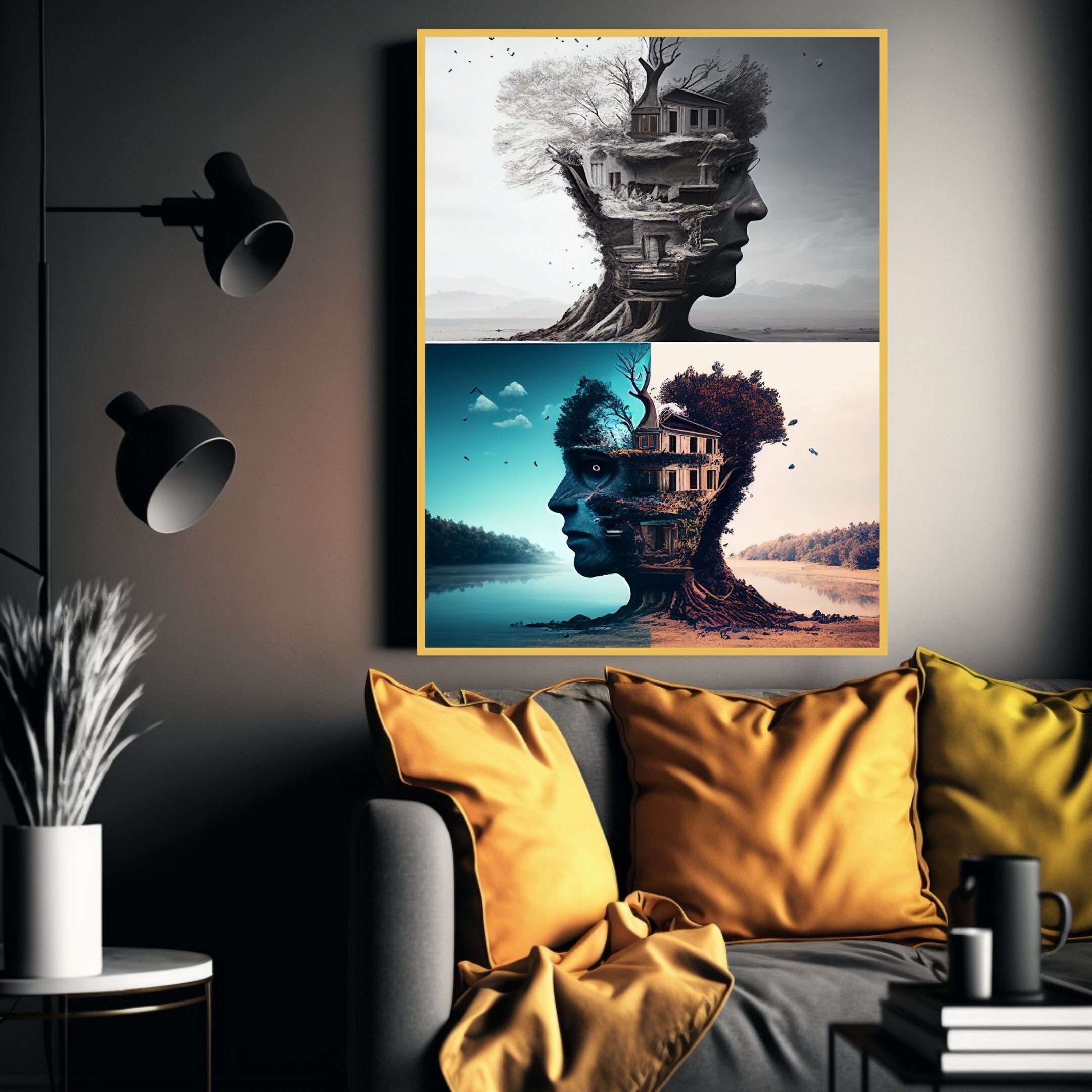 Surreal Wall Art, Surreal Image, Printable, Surreal Art, Wall Art ...