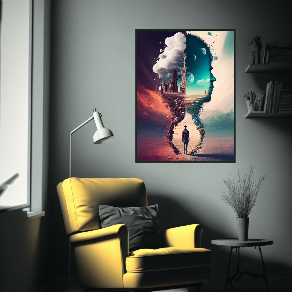 Surreal Wall Art, Surreal Image, Printable, Surreal Art, Wall Art ...