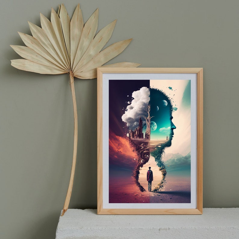 Surreal Wall Art Surreal Image Printable Surreal Art Wall - Etsy