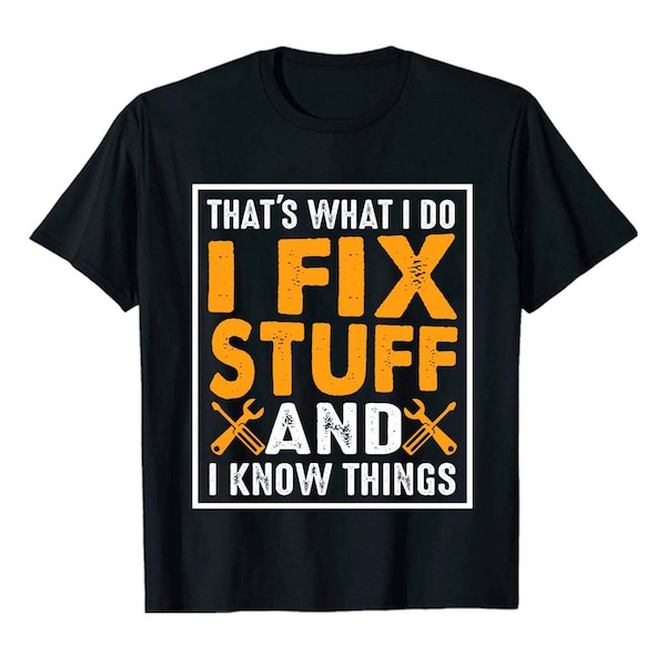 I Know Stuff and I Fix Things Svg - Etsy