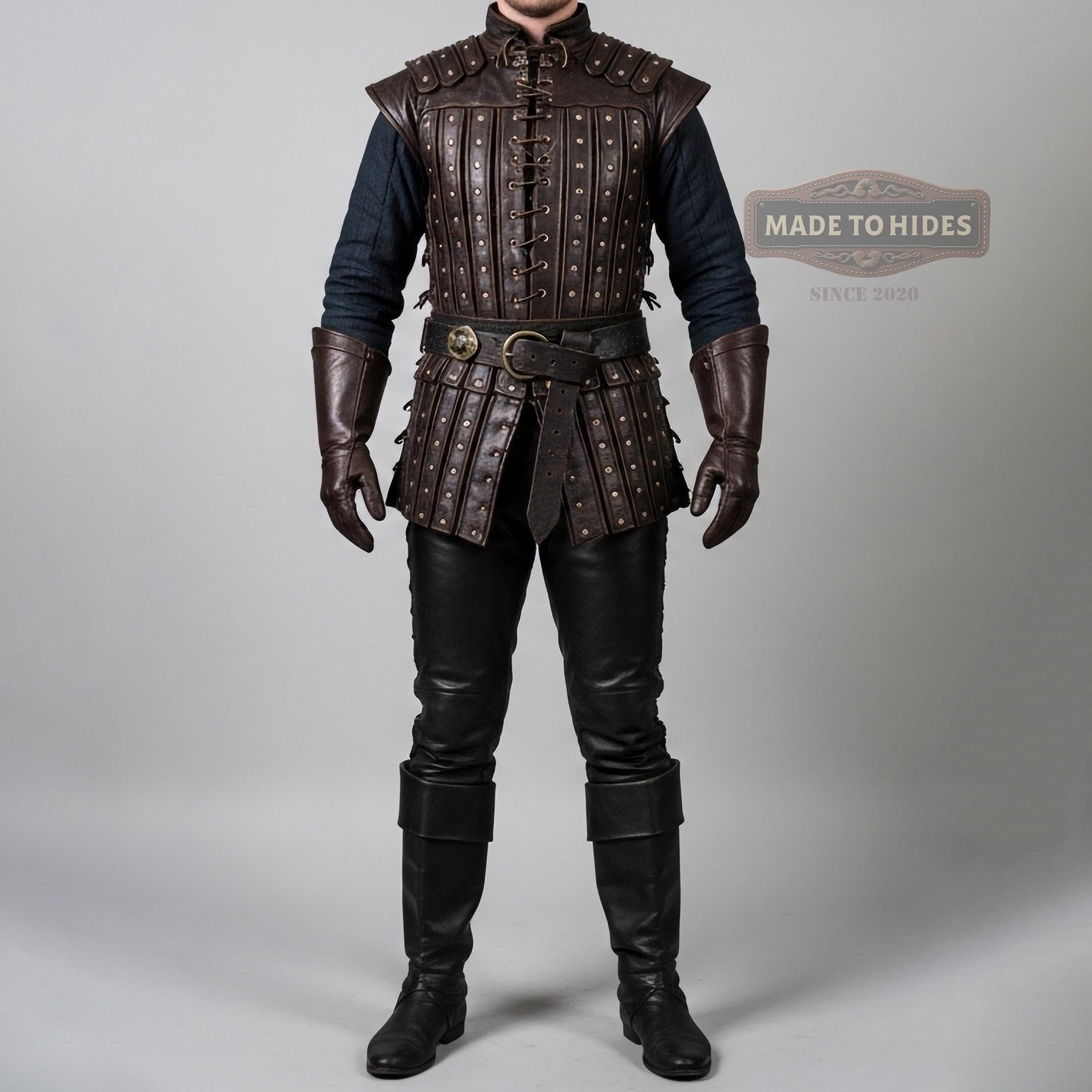Studded leather armor - Etsy 日本