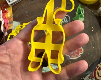 3D printed cat butt cookie cutter