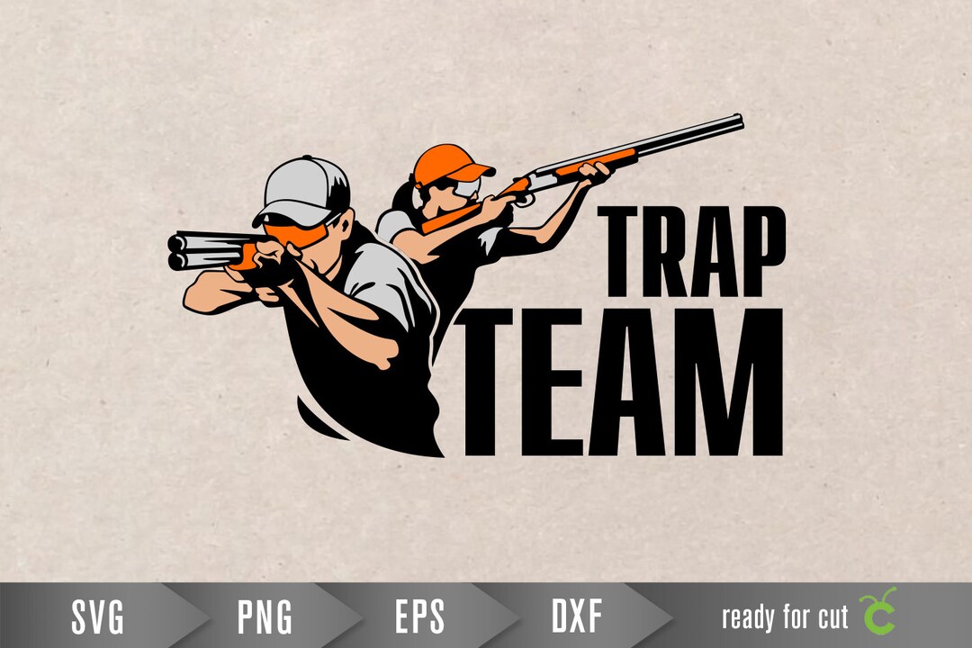 Trap Team Svg Pull Svg Trap Shooting Svg Clay Svg - Etsy