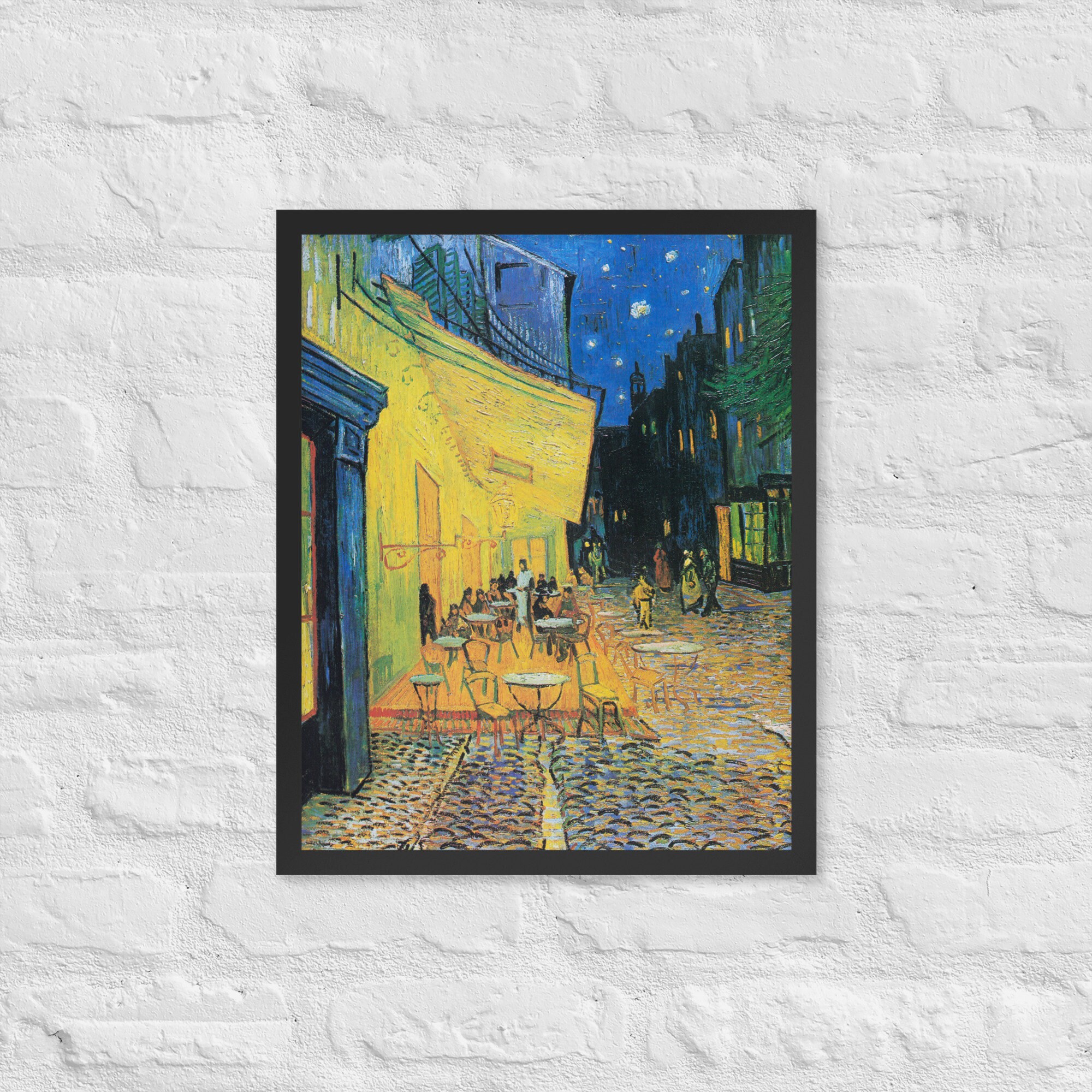 Cafe Terrace at Night - Vincent Van Gogh Painting
