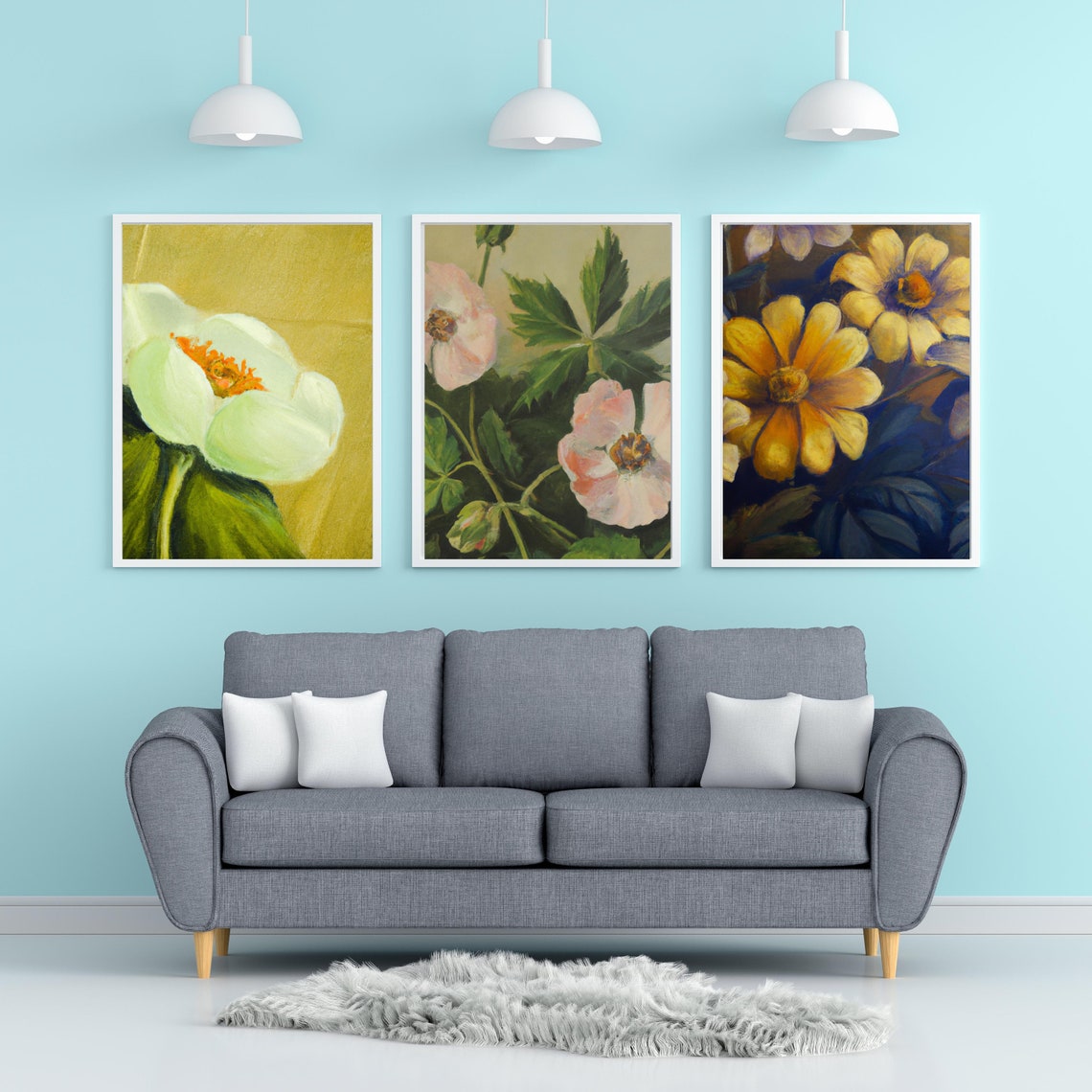 Printable Vintage Gallery Wall Art SET Antique Prints Warm Etsy