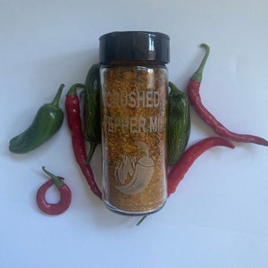 Personalized Reusable Glass Spice Jars