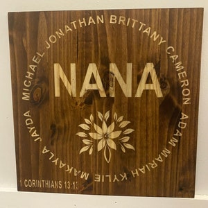 Personalized Wooden Sign