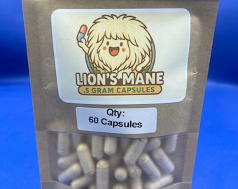 Lions Mane Capsules 0.5g (60ct)