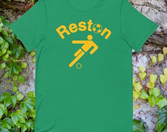 Reston soccer shirt, Reston VA Soccer, Classic Reston, Unisex t-shirt, sizes run large
