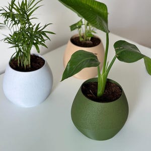 Vaso moderno autoirrigável – Vaso ecológico impresso em 3D com sistema de pavio