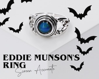 Eddie Munson Mood Ring Stranger Things Eddie Munson Accessories
