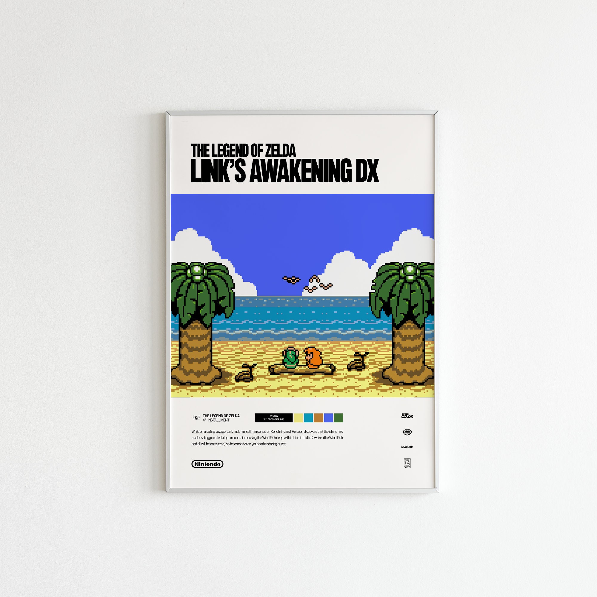 VideoGameArt&Tidbits on X: The Legend of Zelda: Link's Awakening