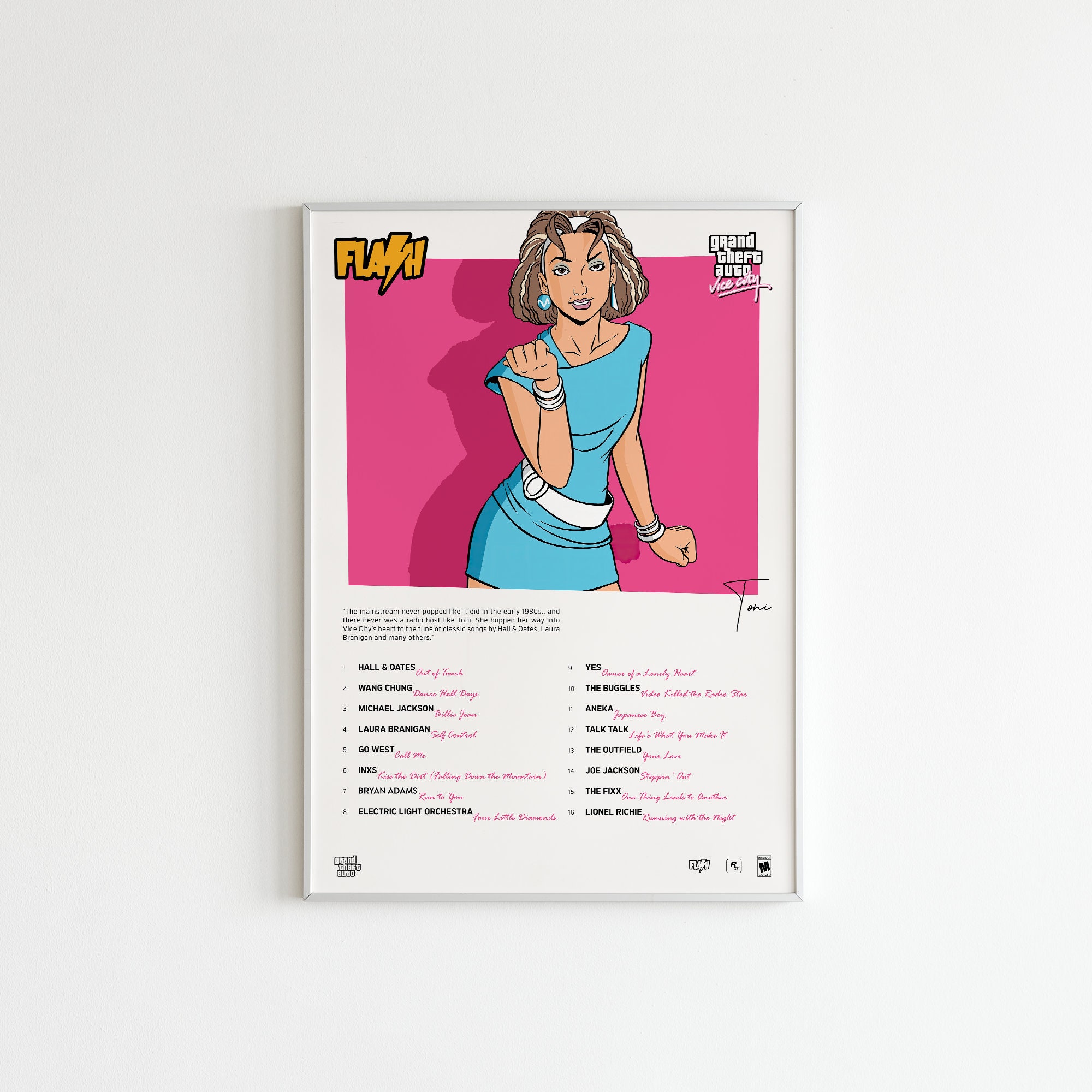 Quadro e poster GTA Vice City - Quadrorama