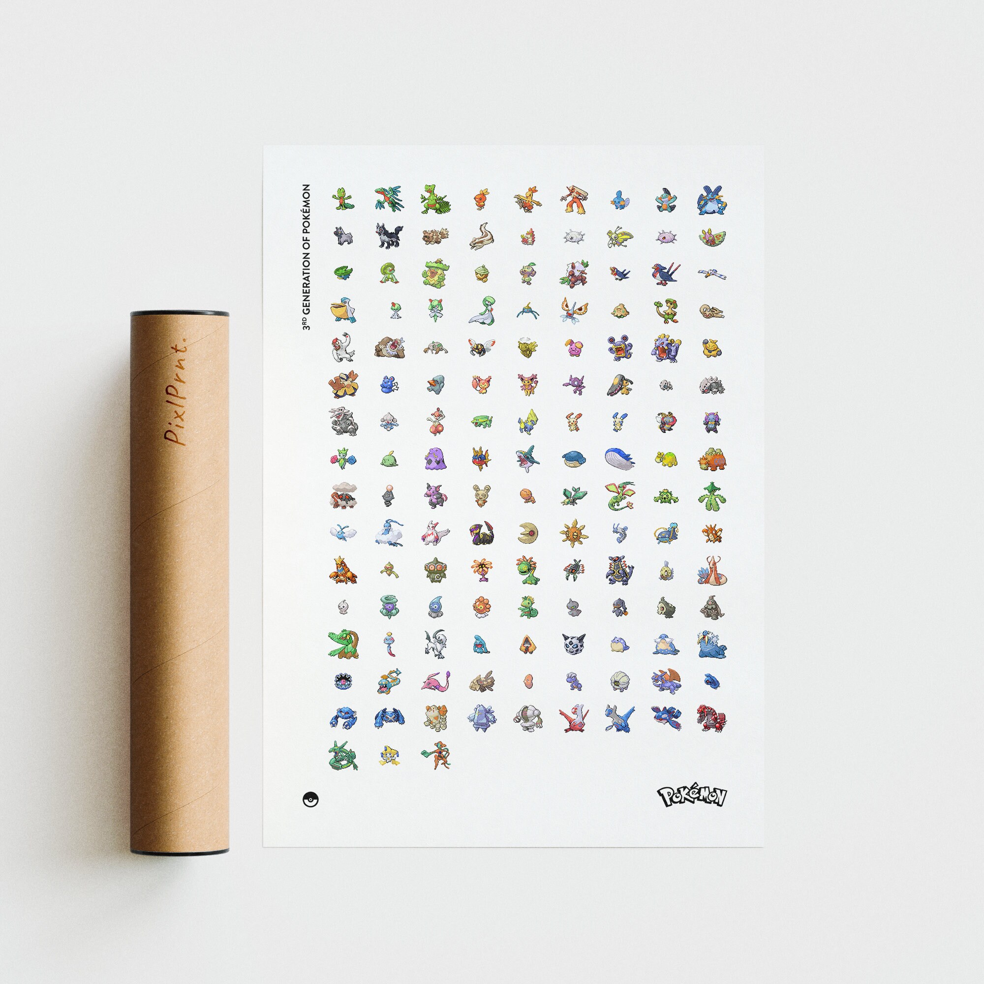 Pokemon Gotta Catch'em All! Kanto Pokedex Poster