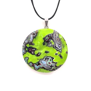 Unique Berlin Graffiti Pendant - Jewelery made from Berlin Mauerpark Wall