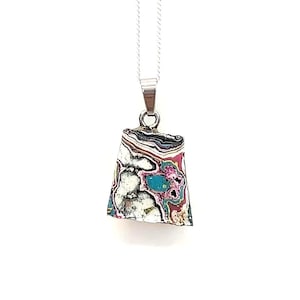 Unique Berlin Graffiti Pendant - Jewelery made from Berlin Mauerpark Graffiti Wall