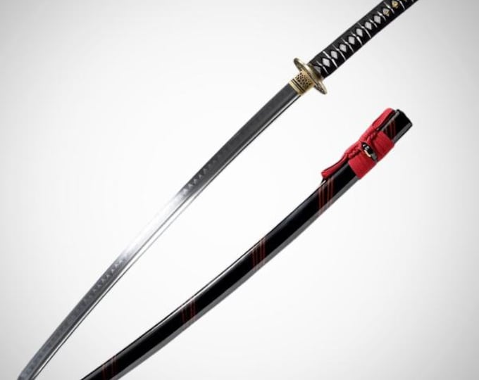 Katana-Samurai Sword-Japanese Sword-Handmade Sword-High Carbon Steel Clay Tempered,Full Tang