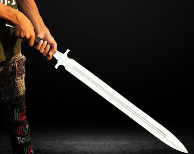 Full Tang Sword with Sheath, Handmade Custom Stainless Steel Swords Gift for him