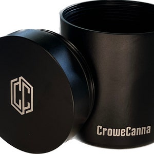 CroweCanna Large 150ml Metal Smell Proof Stash Jar