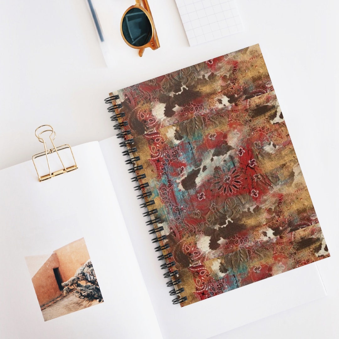 Redneck Notebook Cowgirl Bandana Spiral Notebook: Retro Western Vibes - Etsy