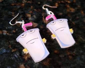 Aqua Teen Hunger Force Master Shake Earrings