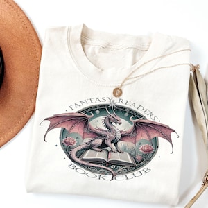 Fantasy Readers Book Club Shirt, Book Lover Shirt, Fantasy Readers Society Shirt, Dragon Shirt, Book Lover Shirt, Fantasy Book Shirt