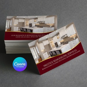 Remodeling Services Business Card Template