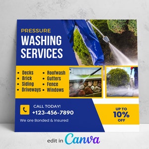 Pressure Washing Flyer Template