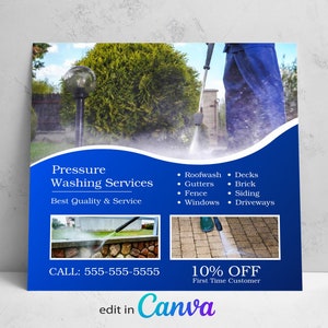 Power Washing Flyer Template, Pressure Washing Flyer Template
