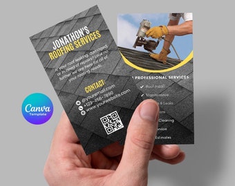 Modello di biglietto da visita per copertura