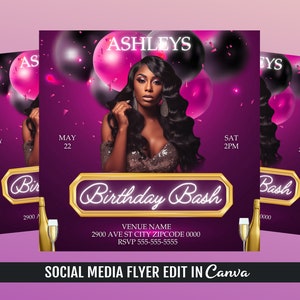 Birthday Bash Flyer Template