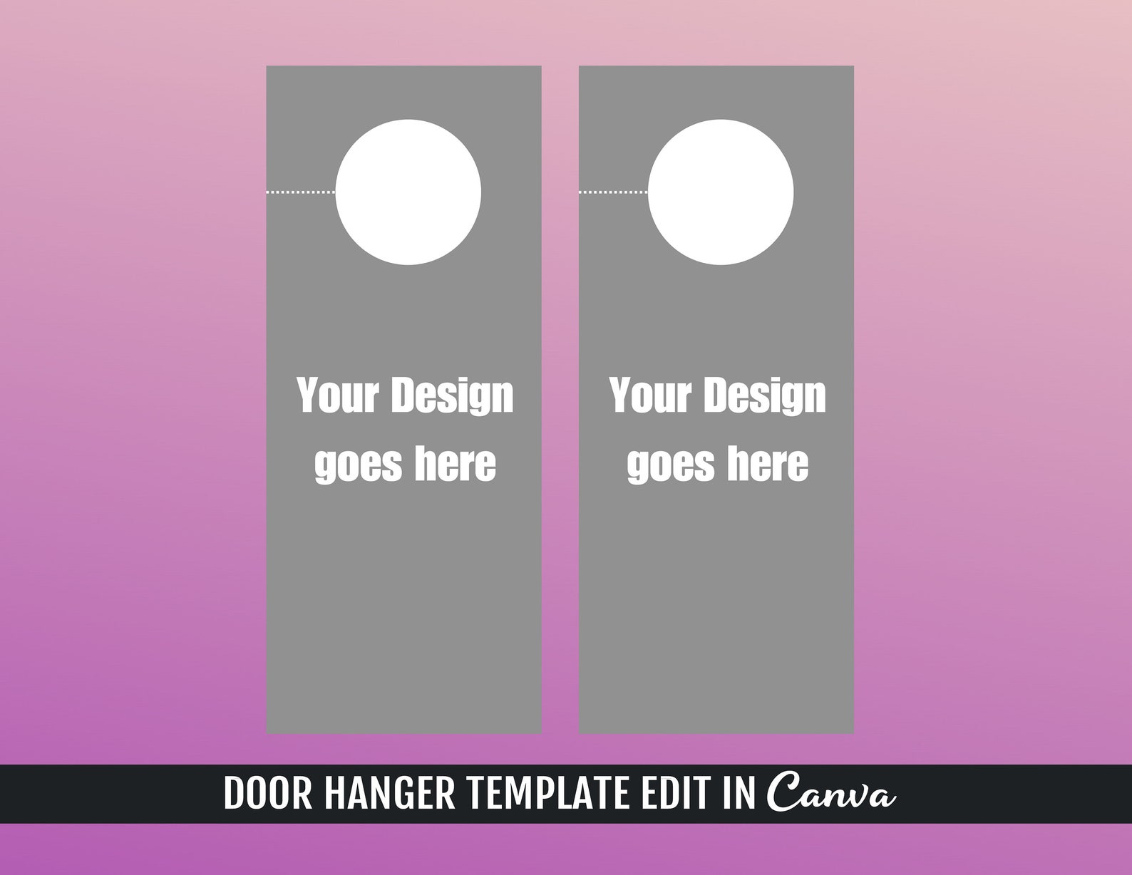 Door Hanger Template, Blank Door Hanger Template, Printable Door Hanger Door Hanger Template, Blank Door Hanger Template, Printable Door Hanger