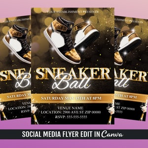 Sneaker Ball Flyer Template