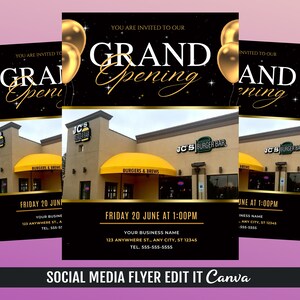 Grand Opening Flyer for any kind of Business
