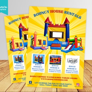 Bounce House Flyer Template
