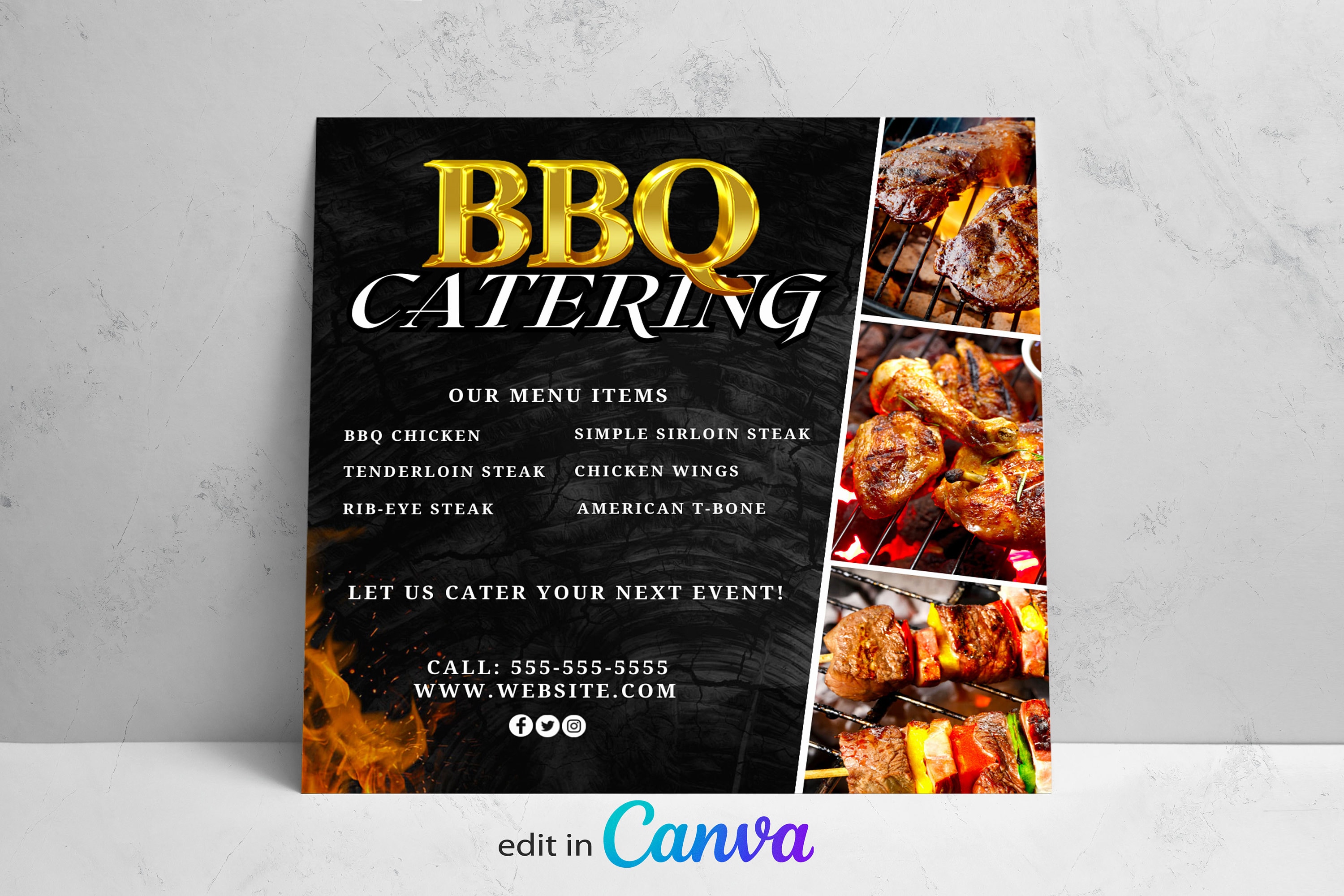 Barbeque Nation Saket Menu Bbq Menu Items BBQ Catering Flyer Template