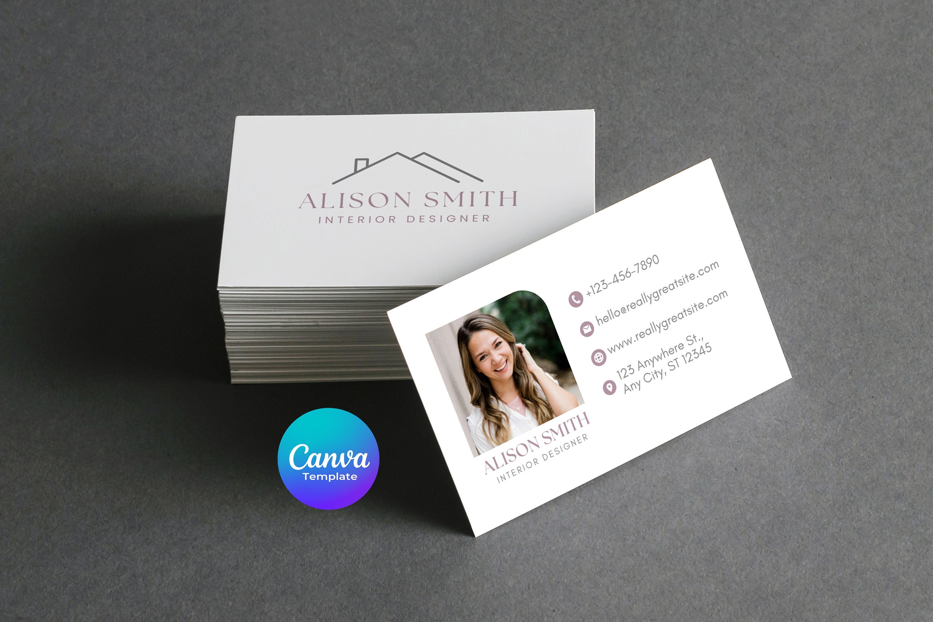 Interior Designer Business Card Template - Etsy