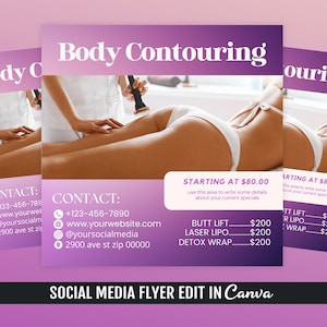 Body Contouring Flyer Template