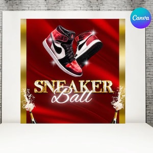 Sneaker Ball Back Drop Template