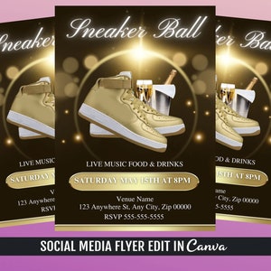 Sneaker Ball Flyer Template
