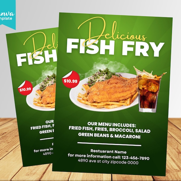 Fish Fry Flyer Template