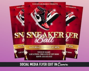 Sneaker Ball Flyer Template