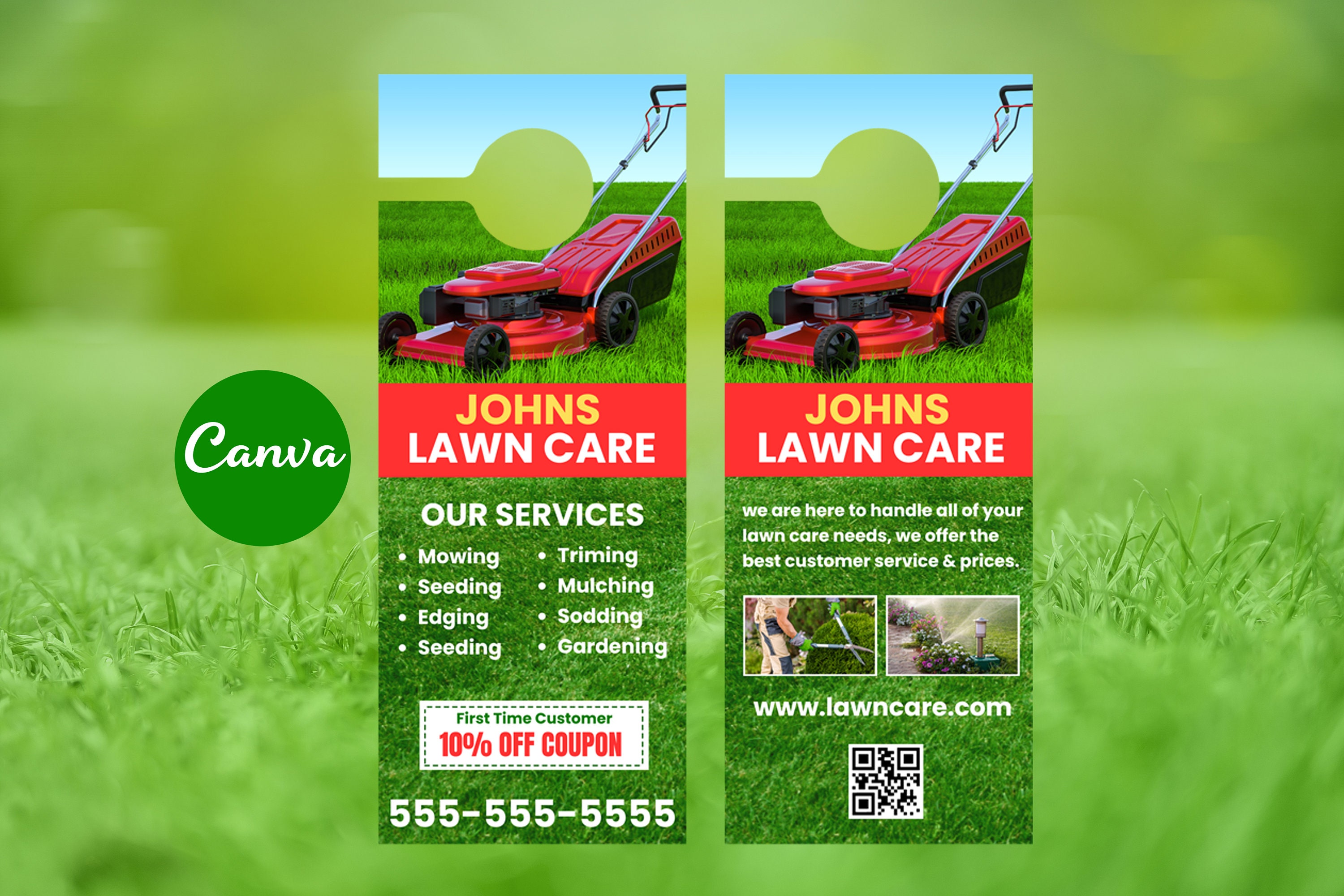 Lawn Care Door Hanger Template, Landscaping Door Hanger Template, Lawn Lawn Care Door Hanger Template, Landscaping Door Hanger Template, Lawn