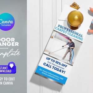 Carpet Cleaning Door Hanger Template