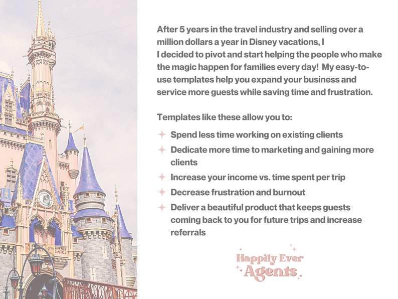 WDW Attractions List Template Classic Collection - Etsy
