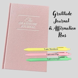 Gratitude Journal & Affirmation Pens